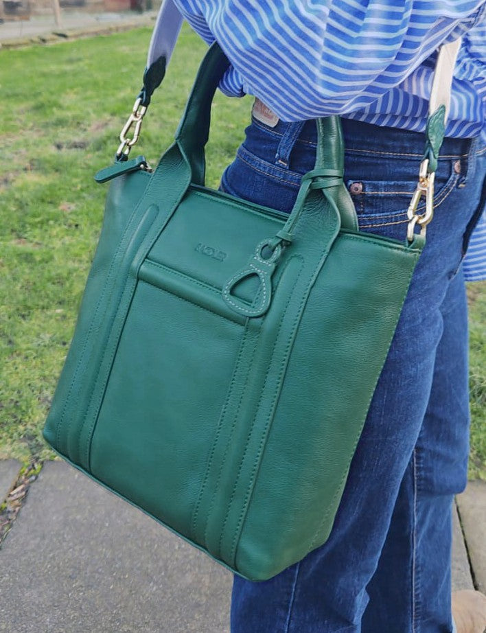 "Patricia" Leather Handbag by Saddler