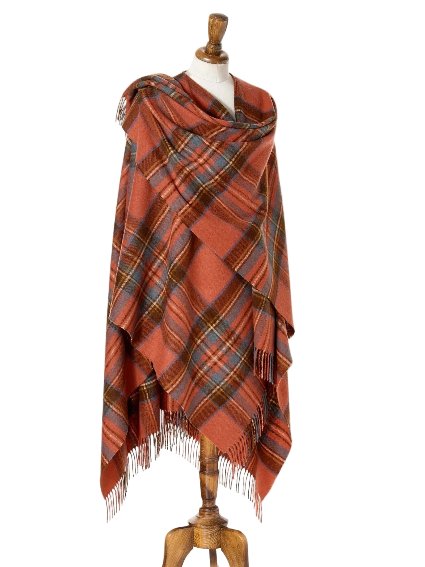 Antique Royal Stewart Tartan – Scottish Shawl
