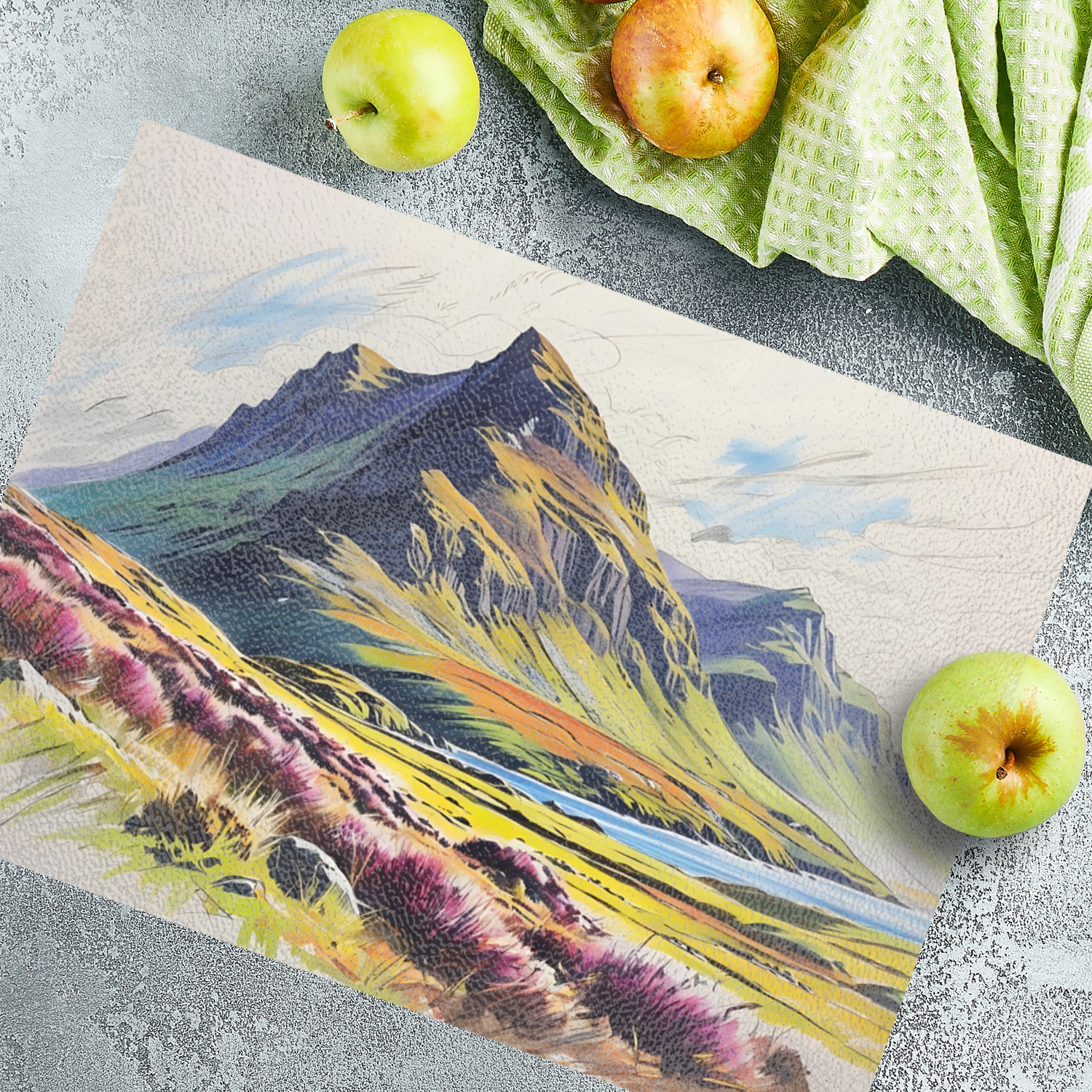 Thistle Munro: Glass Cutting Board